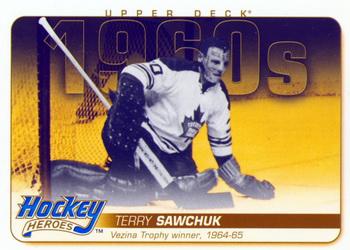 #HH21 Terry Sawchuk - Toronto Maple Leafs - 2011-15 Upper Deck - Hockey Heroes