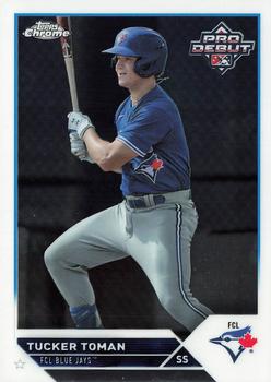 #PDC-8 Tucker Toman - FCL Blue Jays - 2023 Topps Pro Debut - Chrome Baseball