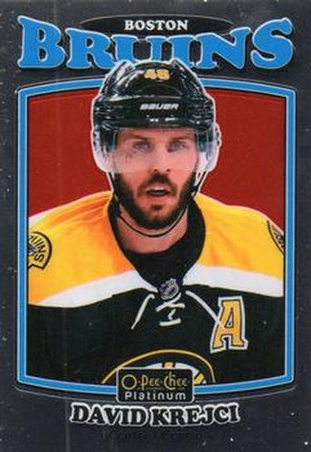 #R-8 David Krejci - Boston Bruins - 2016-17 O-Pee-Chee Platinum - Retro Hockey