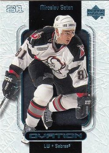 #8 Miroslav Satan - Buffalo Sabres - 1999-00 Upper Deck Ovation Hockey