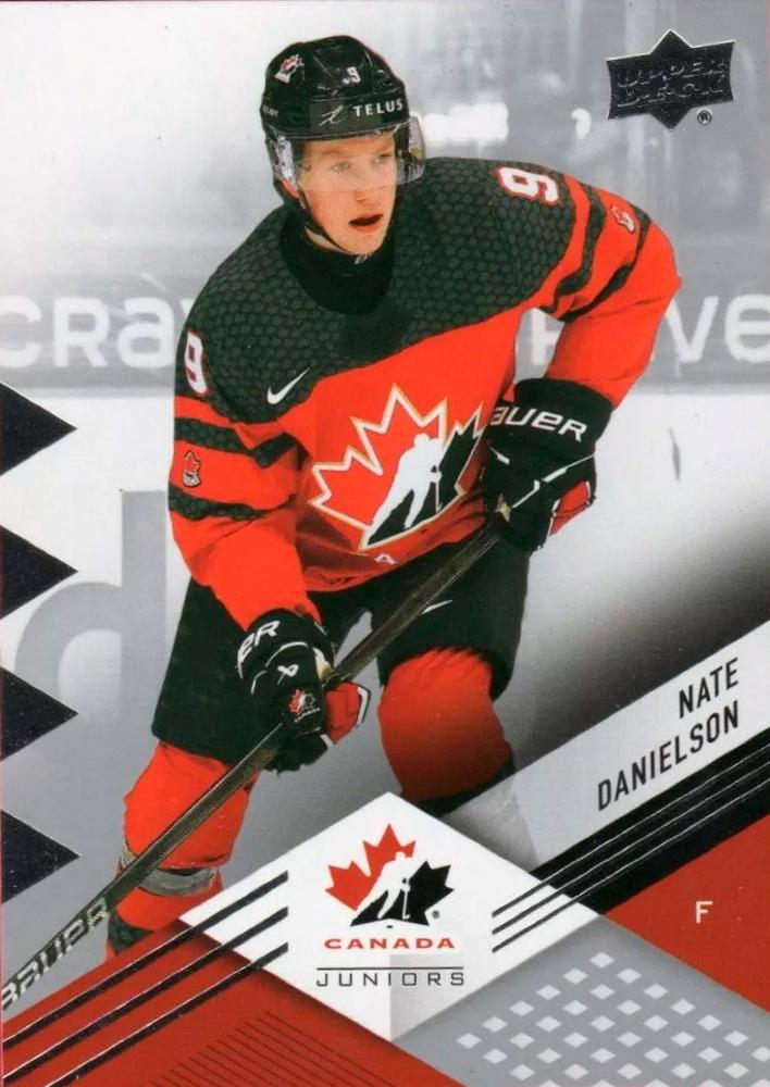 #8 Nate Danielson - Canada - 2024 Upper Deck Team Canada Juniors Hockey