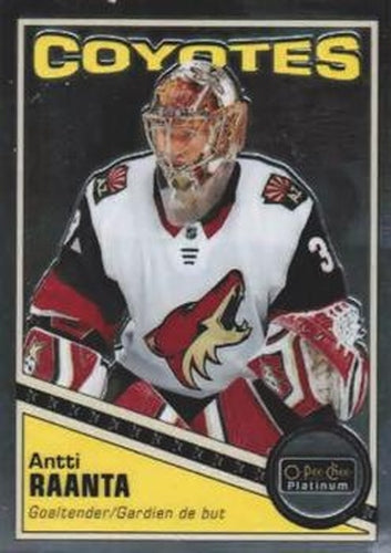 #R-8 Antti Raanta - Arizona Coyotes - 2019-20 O-Pee-Chee Platinum - Retro Hockey
