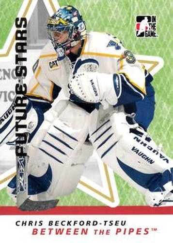 #8 Chris Beckford-Tseu - Peoria Rivermen - 2006-07 In The Game Between The Pipes Hockey
