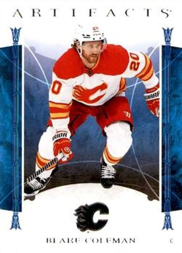#8 Blake Coleman - Calgary Flames - 2022-23 Upper Deck Artifacts Hockey