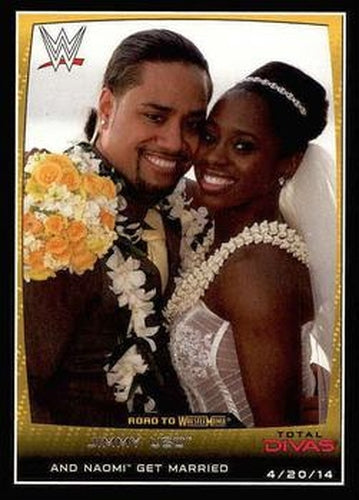 #8 Jimmy Uso / Naomi - 2015 Topps WWE Road to Wrestlemania Wrestling