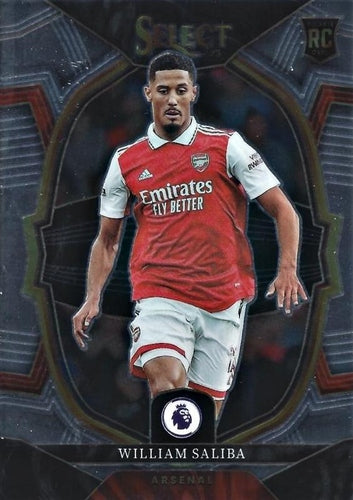 #8 William Saliba - Arsenal FC - 2022-23 Panini Select Premier League Soccer