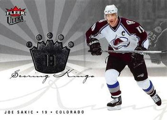 #SK8 Joe Sakic - Colorado Avalanche - 2005-06 Ultra - Scoring Kings Hockey