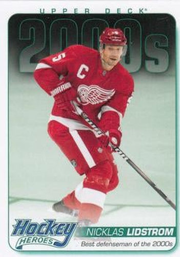 #HH73 Nicklas Lidstrom - Detroit Red Wings - 2011-15 Upper Deck - Hockey Heroes