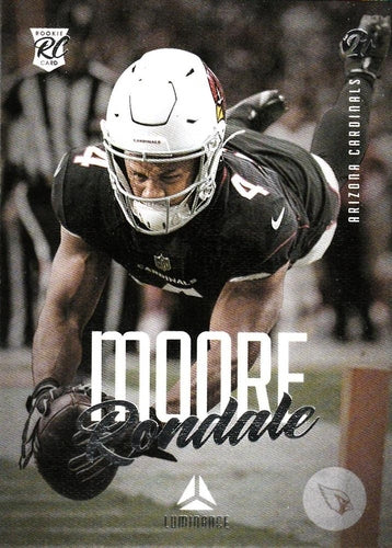 #208 Rondale Moore - Arizona Cardinals - 2021 Panini Chronicles - Luminance Update Rookies Football