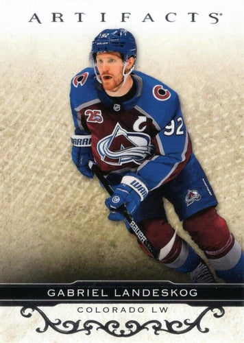 #8 Gabriel Landeskog - Colorado Avalanche - 2021-22 Upper Deck Artifacts Hockey
