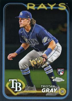 #8 Tristan Gray - Tampa Bay Rays - 2024 Topps Chrome Baseball