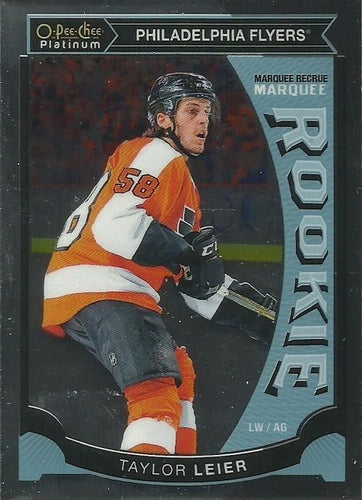 #M8 Taylor Leier - Philadelphia Flyers - 2015-16 O-Pee-Chee Platinum - Marquee Rookies Hockey