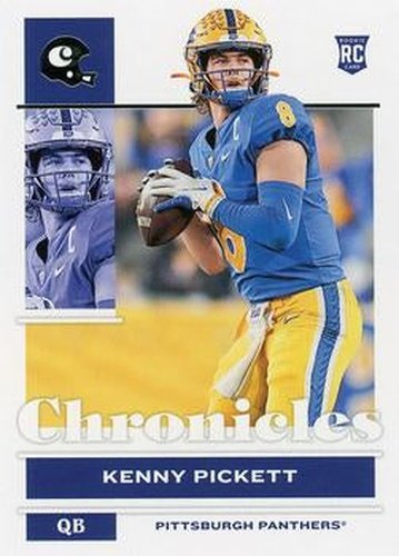 #8 Kenny Pickett - Pittsburgh Panthers - 2022 Panini Chronicles Draft Picks Football