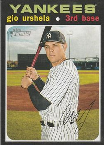 #8 Gio Urshela - New York Yankees - 2020 Topps Heritage Baseball