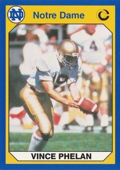 #8 Vince Phelan - Notre Dame Fighting Irish - 1990 Collegiate Collection Notre Dame Football