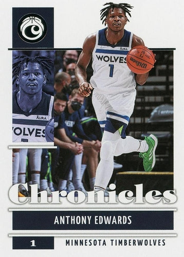 #8 Anthony Edwards - Minnesota Timberwolves - 2021-22 Panini Chronicles Basketball
