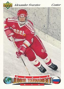 #8 Alexander Sverzhov - CIS - 1991-92 Upper Deck Czech World Juniors Hockey