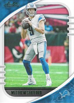 #8 Matthew Stafford - Detroit Lions - 2020 Panini Absolute - Green Football