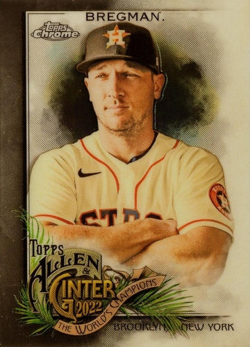 #8 Alex Bregman - Houston Astros - 2022 Topps Allen & Ginter Chrome Baseball