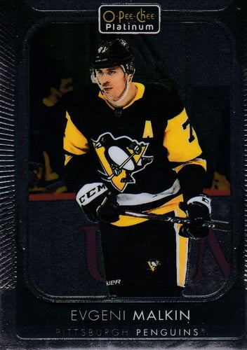 #8 Evgeni Malkin - Pittsburgh Penguins - 2021-22 O-Pee-Chee Platinum Hockey