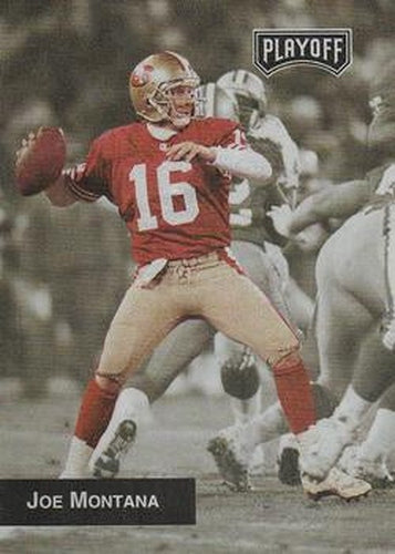 #8 Joe Montana - Kansas City Chiefs - 1993 Playoff Football
