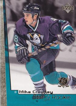 #8 Mike Crowley - Anaheim Mighty Ducks - 1998-99 Upper Deck Gold Reserve Hockey