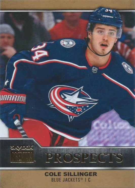 #PP-8 Cole Sillinger - Columbus Blue Jackets - 2021-22 SkyBox Metal Universe - Skybox Premium Prospects Hockey