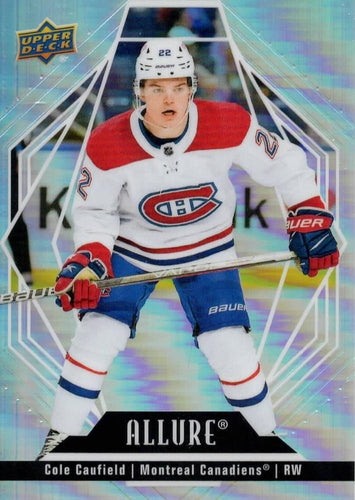 #8 Cole Caufield - Montreal Canadiens - 2022-23 Upper Deck Allure Hockey