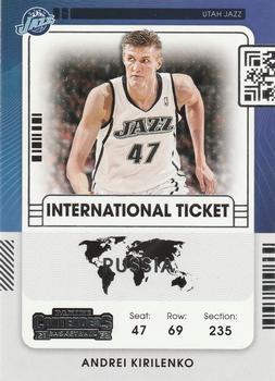 #8 Andrei Kirilenko - Utah Jazz - 2021-22 Panini Contenders - International Ticket Basketball
