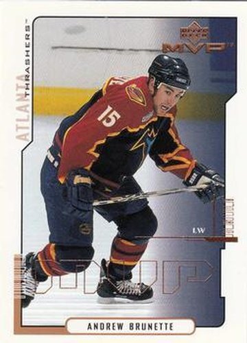 #8 Andrew Brunette - Atlanta Thrashers - 2000-01 Upper Deck MVP Hockey