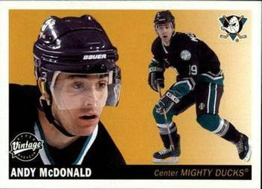 #8 Andy McDonald - Anaheim Mighty Ducks - 2002-03 Upper Deck Vintage Hockey