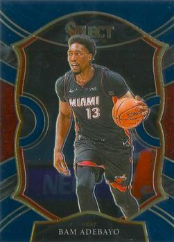 #8 Bam Adebayo - Miami Heat - 2020-21 Panini Select - Blue Basketball