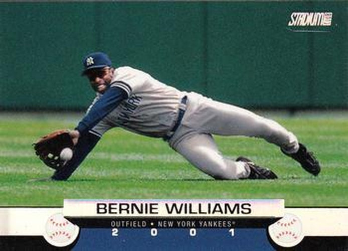 #8 Bernie Williams - New York Yankees - 2001 Stadium Club Baseball