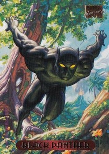 #8 Black Panther - 1994 Fleer Marvel Masterpieces Hildebrandt Brothers