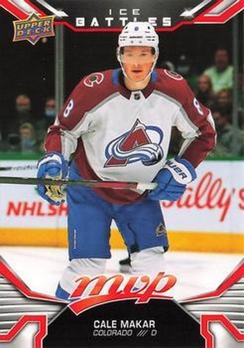 #8 Cale Makar - Colorado Avalanche - 2022-23 Upper Deck MVP - Ice Battles Hockey