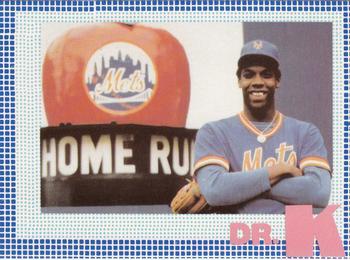 #8 Dwight Gooden - New York Mets - 1985 Renata Galasso Dwight Gooden Dr. K Baseball