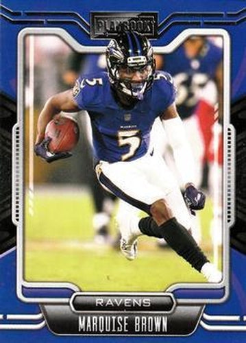 #8 Marquise Brown - Baltimore Ravens - 2021 Panini Playbook Football