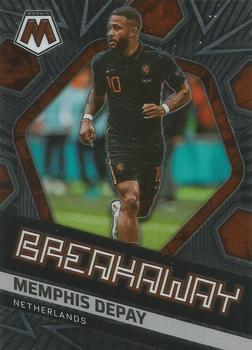#8 Memphis Depay - Netherlands - 2021-22 Panini Mosaic Road to FIFA World Cup - Breakaway Soccer