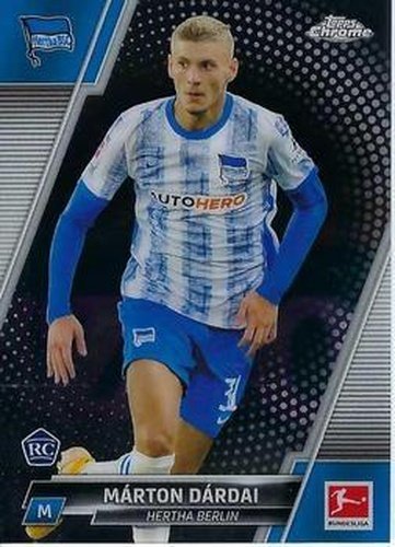 #8 Márton Dárdai - Hertha BSC Berlin - 2021-22 Topps Chrome Bundesliga Soccer