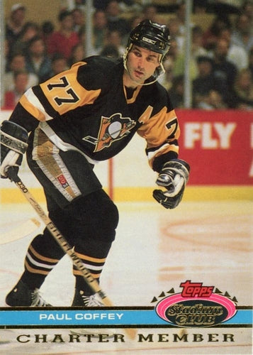 #NNO8a Paul Coffey - Pittsburgh Penguins - 1991 Stadium Club Charter Member