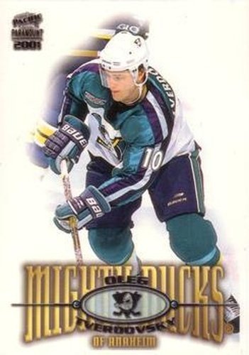 #8 Oleg Tverdovsky - Anaheim Mighty Ducks - 2000-01 Pacific Paramount Hockey