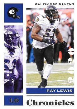 #8 Ray Lewis - Baltimore Ravens - 2020 Panini Chronicles Football