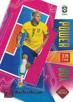 #8 Richarlison - Brazil - 2021-22 Donruss Road to FIFA World Cup Qatar 2022 - Power in the Box Soccer