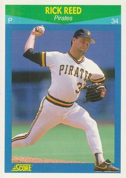 #8 Rick Reed - Pittsburgh Pirates - 1990 Score Rising Stars Baseball
