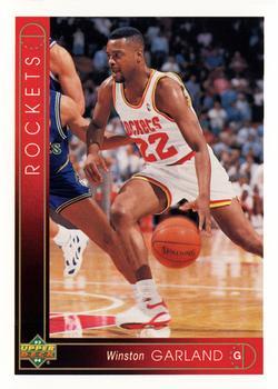 #8 Winston Garland - Houston Rockets - 1993-94 Upper Deck Basketball