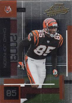 #8 Chad Johnson - Cincinnati Bengals - 2003 Playoff Absolute Memorabilia Football