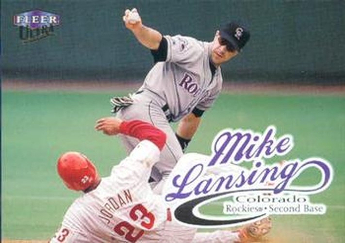 #8 Mike Lansing - Colorado Rockies - 1999 Ultra Baseball