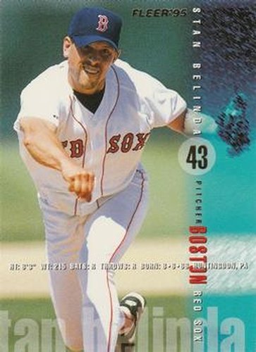 #U-8 Stan Belinda - Boston Red Sox - 1995 Fleer Update Baseball