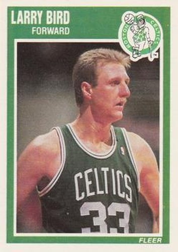 #8 Larry Bird - Boston Celtics - 1989-90 Fleer Basketball