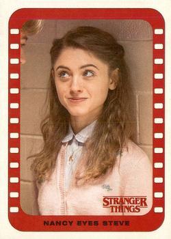 #8 Nancy Eyes Steve - 2018 Topps Stranger Things Scenes Stickers